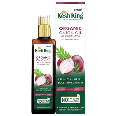 Emami Kesh King Масло с луком и карри Oil with Curry Leaves 100 мл Emami Kesh King Масло с луком и карри Oil with Curry Leaves 100 мл