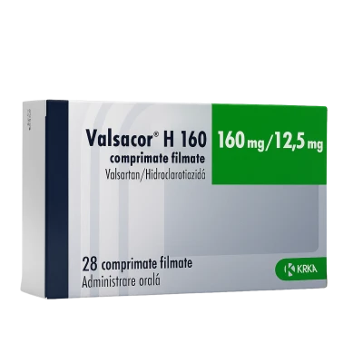 Valsacor H 160 comp. film. 160 mg + 12,5 mg N14x2