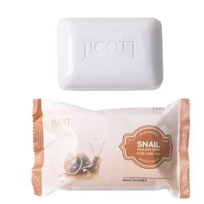 Jigott Sapun cu extract de melc Jigott Snail Peeling Soap 150g