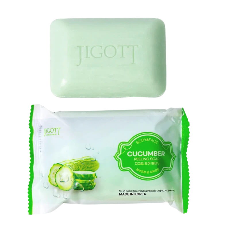 Jigott Sapun cu extract de castravete Cucumber Peeling Soap 150g