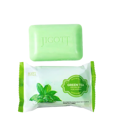 Jigott Sapun cu extract de ceai verde Green Tea Peeling Soap 150g