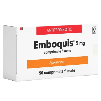 Emboquis comprimate filmate 5 mg N14x4 Emboquis comprimate filmate 5 mg N14x4