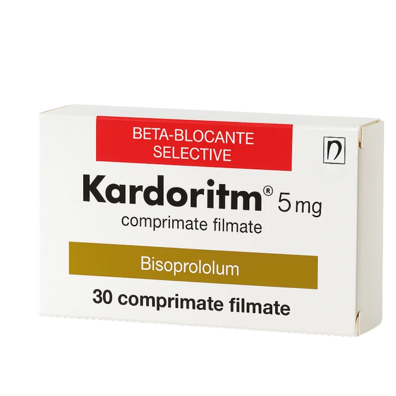 Kardoritm comprimate filmate 5 mg N10x3 Kardoritm comprimate filmate 5 mg N10x3