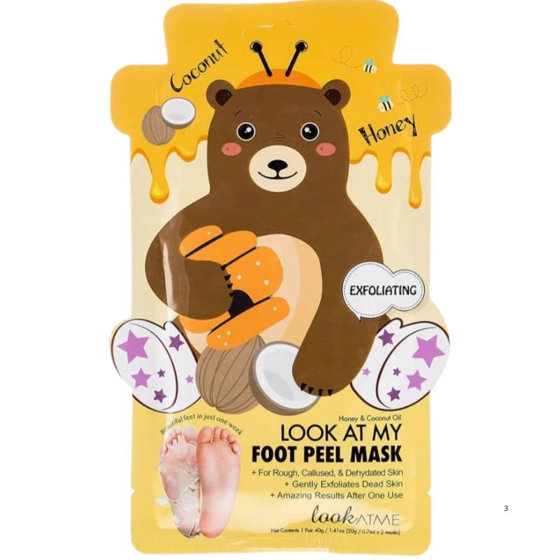 LookAtMe Пилинг-носочки Foot Peel Mask(Bear) 40мл