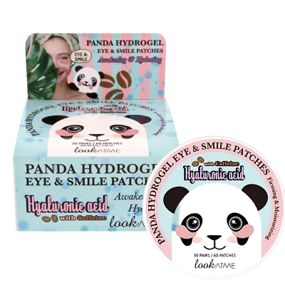 LookAtMe Patch-uri hidrogel pentru ochi Panda Hydro-gel eye patch (HYALURONIC ACID&CAFFEINE) 60 buc. LookAtMe Patch-uri hidrogel pentru ochi Panda Hydro-gel eye patch (HYALURONIC ACID&CAFFEINE) 60 buc.