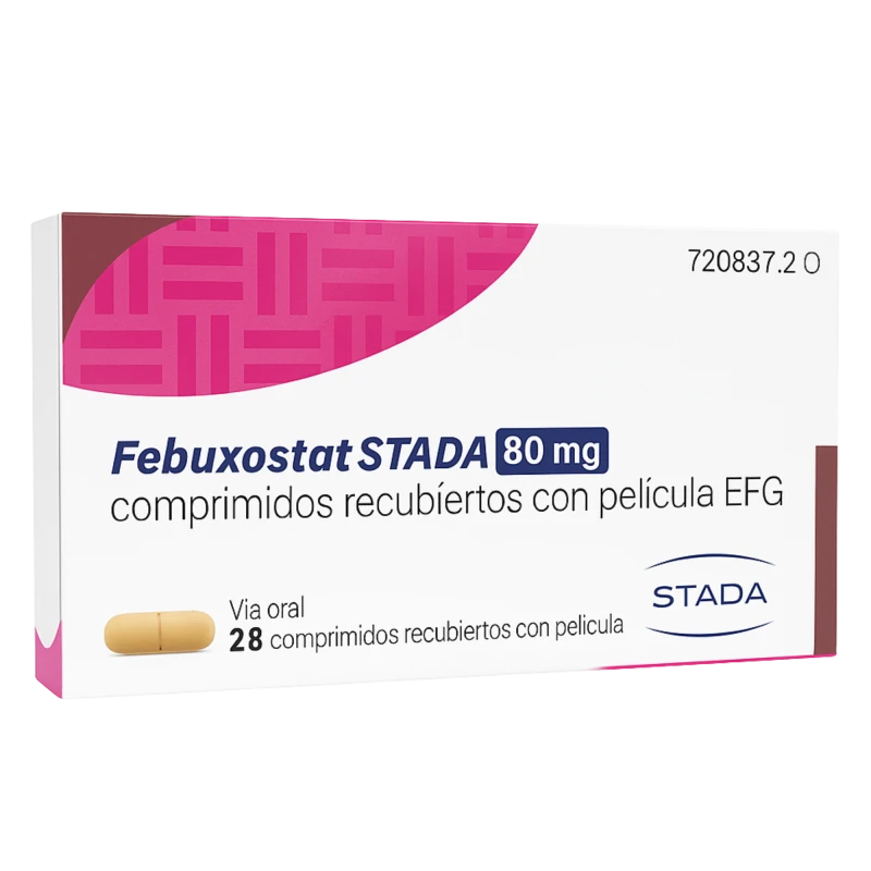 Febuxostat STADA comprimate filmate 80 mg N14x2 Febuxostat STADA comprimate filmate 80 mg N14x2