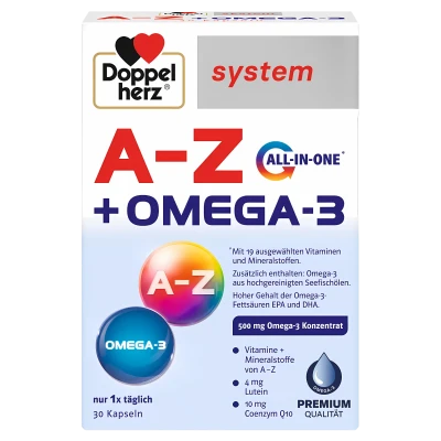 Доппельгерц A-Z с Омега-3 500 мг капсулы N10x3