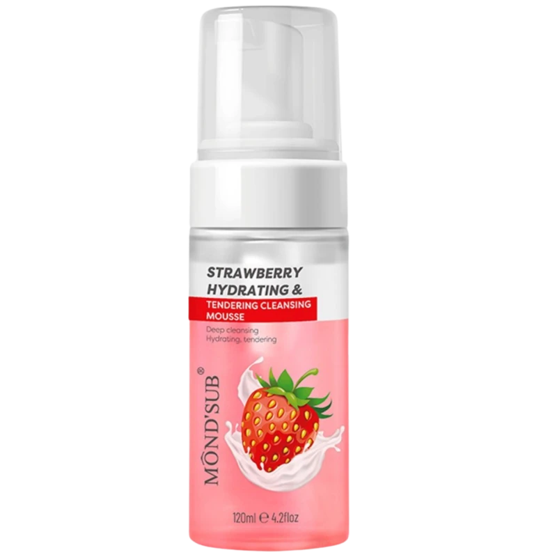 Mond'Sub Очищающий мусс Strawberry Hydrating&Tendering Cleansing Mousse 120мл