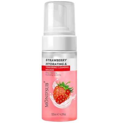 Mond'Sub Spuma de curatare Strawberry Hydrating&Tendering Cleansing Mousse 120ml