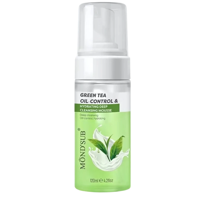 Mond'Sub Очищающий мусс Green Tea Oil-control&Hydrating Deep Cleansing Mousse 120мл