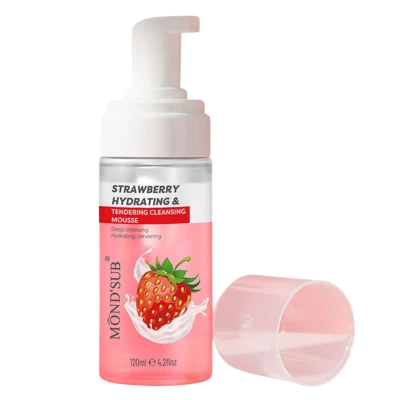 Mond'Sub Spuma de curatare Strawberry Hydrating&Tendering Cleansing Mousse 120ml