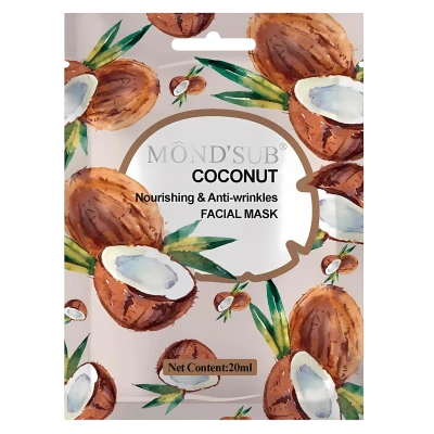 Mond'Sub Masca pentru fata cu cocos Coconut Nourishing&Anti-wrinklesa Facial Mask 20ml