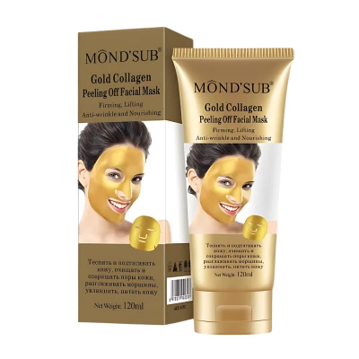 Mond'Sub Masca-peeling pentru fata Gold Collagen Peeling Off Facial Mask(Sp+En) 120ml