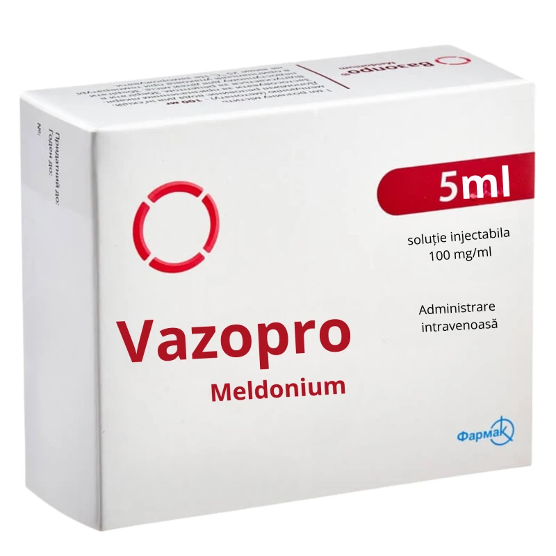 Vazopro solutie injectabila 100 mg/ml 5 ml N5x2