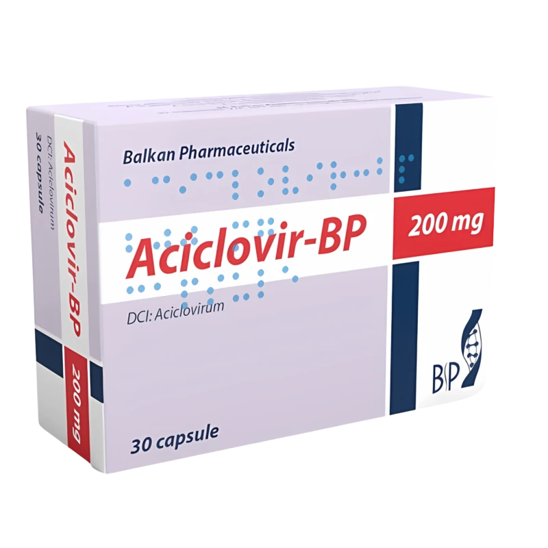 Aciclovir caps. 200 mg N10x3