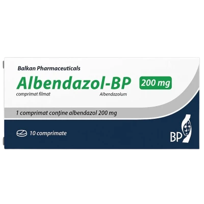 Albendazol comp. 200 mg N10 Albendazol comp. 200 mg N10