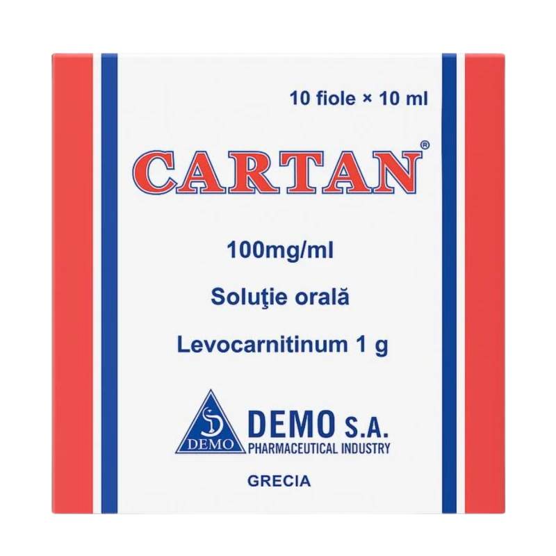 Cartan sol. orala 100 mg/ml 10 ml N10