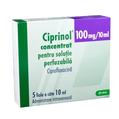Ciprinol conc./sol. perf. 100 mg/10 ml N5 Ciprinol conc./sol. perf. 100 mg/10 ml N5