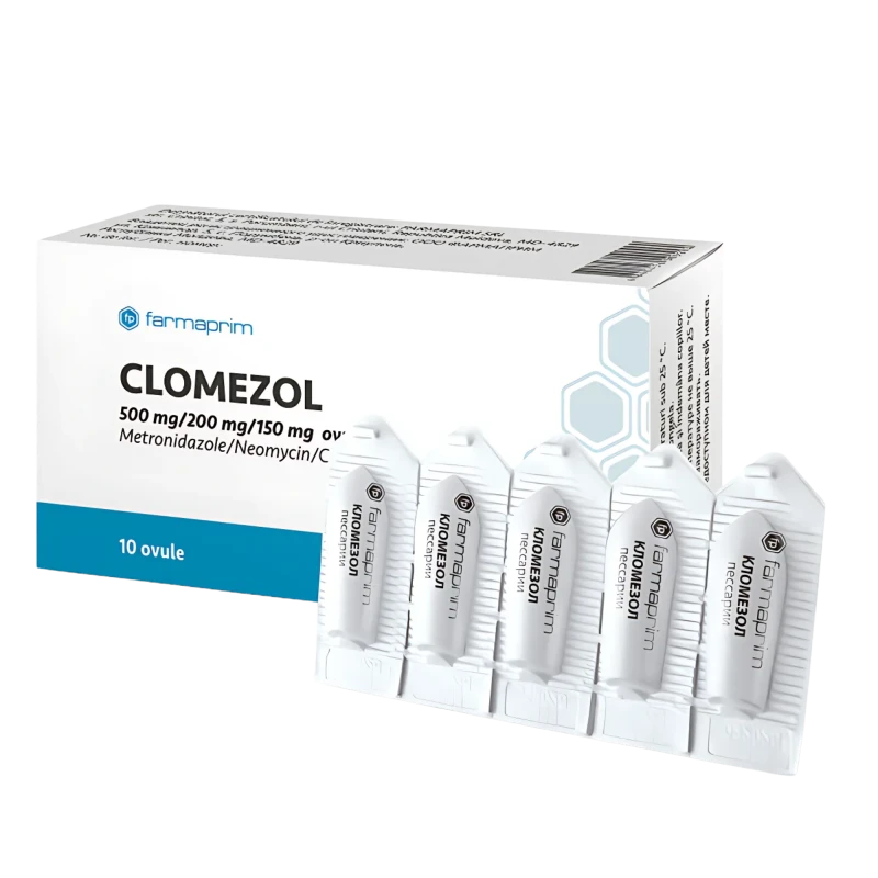 Clomezol ovule 500 mg + 150 mg + 200 mg N5x2