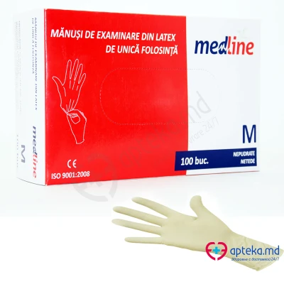 Перчатки н/стер латексные для осмотра неопудренные M (TG MEDICAL) N8