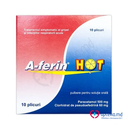 A-ferin HOT pulb./sol. orala 500 mg + 60 mg N2x5