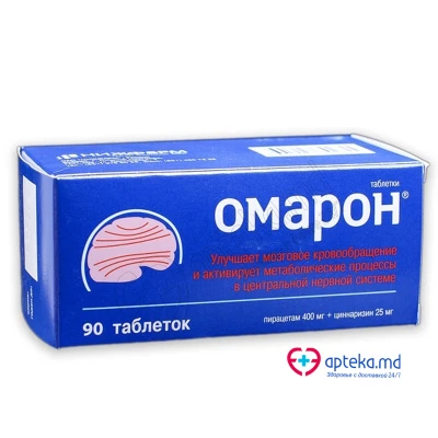 Omaron comp. 400 mg + 25 mg N10x9