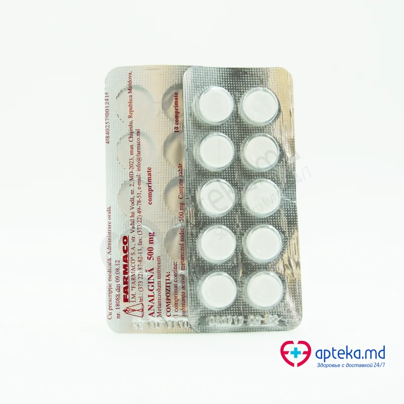 Analgina comp. 500 mg N10
