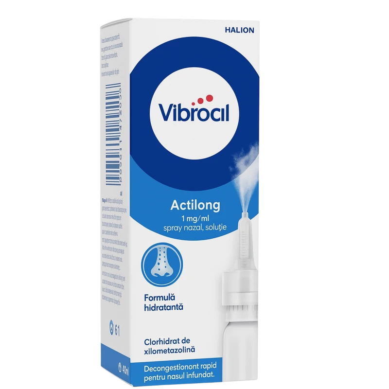 Vibrocil Actilong 1 mg/ml / 10 ml spray nazal, soluţie