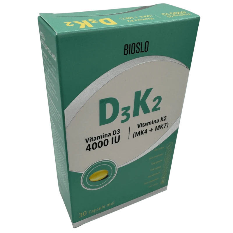 Биосло D3K2 4000 МЕ капсулы мягкие N15x2