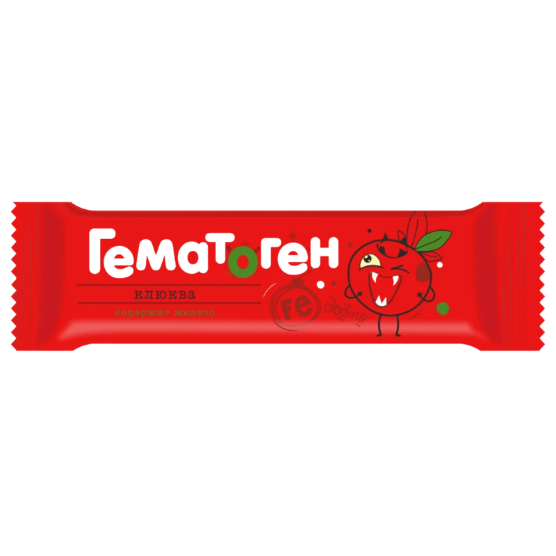 Гематоген Fe с клюквой 30 г N1