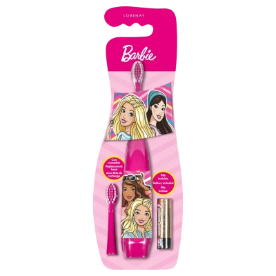 LORENAY Barbie Pereute pentru dinti electrice Electric Toothbrush with Replacement Head & Battery
