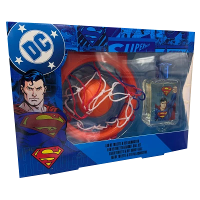 LORENAY Superman Set cadou(apa de toaleta pentru baieti 50 ml+cos de baschet)Eau de Toilette Basket