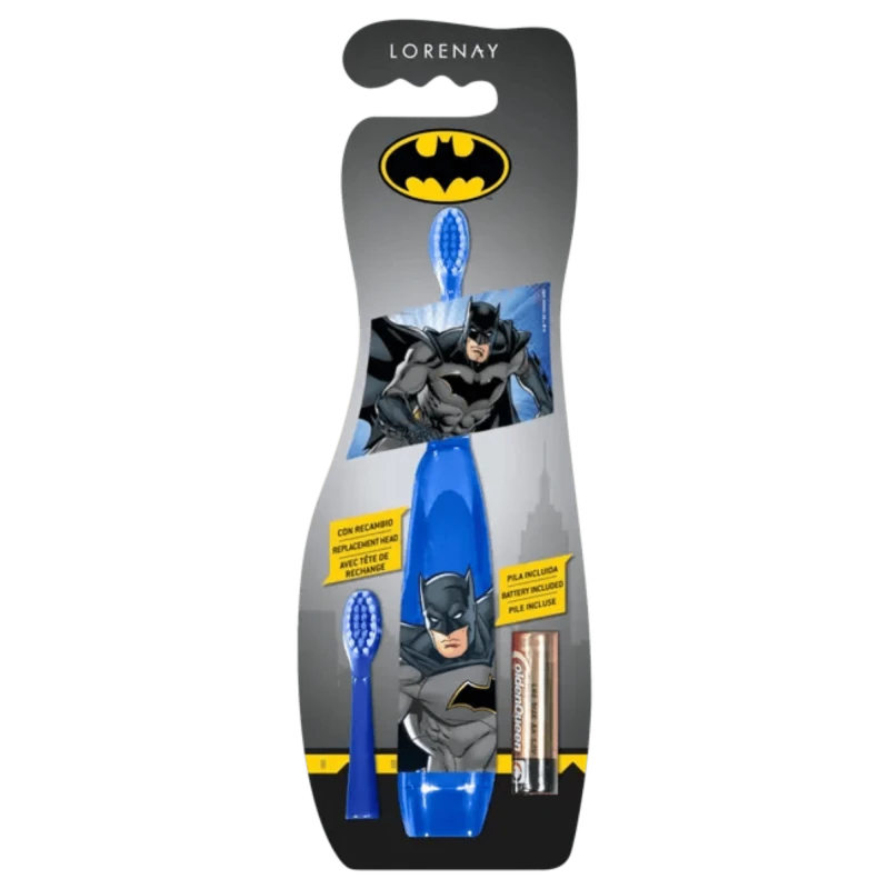 LORENAY Batman Pereute pentru dinti electrice Electric Toothbrush with Replacement Head & Battery LORENAY Batman Pereute pentru dinti electrice Electric Toothbrush with Replacement Head & Battery