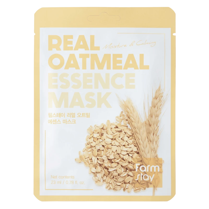 FARMSTAY Masca esenta cu fulgi de ovaz REAL OATMEAL ESSENCE MASK 23 ml