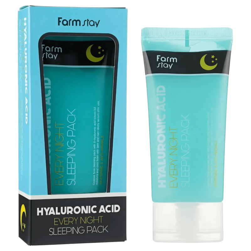FARMSTAY Ночная маска для лица HYALURONIC ACID EVERY NIGHT SLEEPING PACK 120 мл