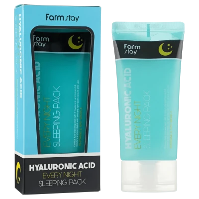FARMSTAY Ночная маска для лица HYALURONIC ACID EVERY NIGHT SLEEPING PACK 120 мл