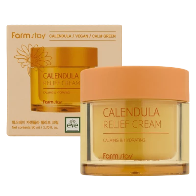 FARMSTAY Crema calmanta cu galbenele CALENDULA RELIEF CREAM 80 ml