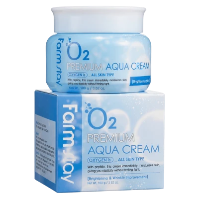 FARMSTAY Crema hidratanta pentru fata O2 Premium Aqua Cream 100 ml