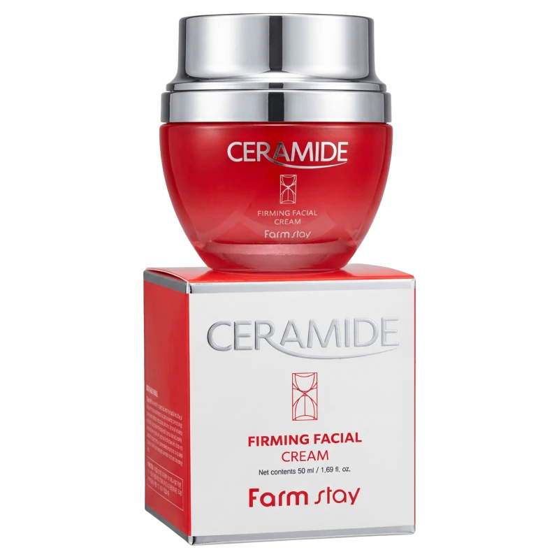 FARMSTAY Crema faciala fermitate cu ceramide CERAMIDE FIRMING FACIAL CREAM 50 ml